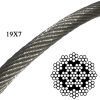 Cáp thép chống xoắn 19x7 11 cáp thép chống xoắn 19x7