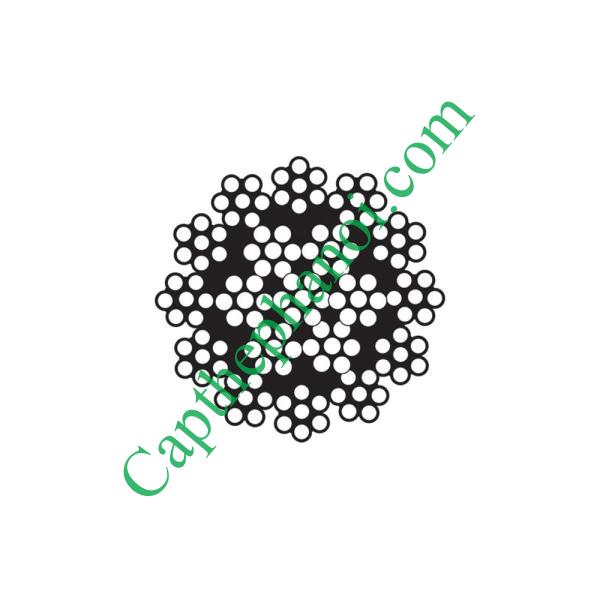 Cáp thép chống xoắn 19x7 5 cấu trúc cáp thép chống xoắn 19x7