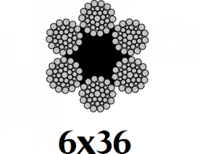 Cáp thép 6x36