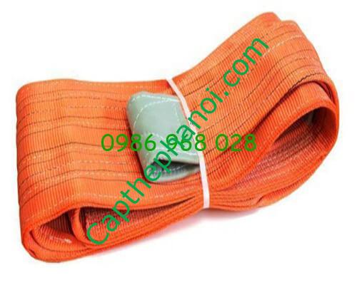 Dây cáp vải cẩu hàng 10 tấn 5 mét 2 day cap cau hang webbing sling 10 tan 01