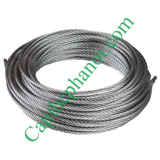 Cáp thép mạ kẽm 6x12 3 cáp thép mạ kẽm 6x12