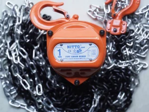 Pa lăng xích kéo tay Nitto 1 tấn 3 mét 8 Pa lăng xích kéo tay Nitto 1 tấn