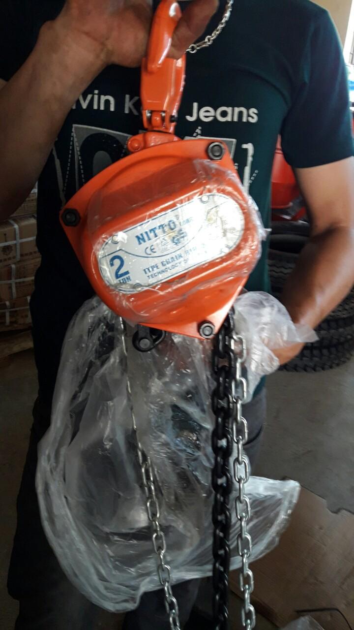 Pa lÄng xÃch kéo tay nitto 2 tấn
