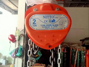 Pa lăng xích kéo tay nitto 2 tấn 3 mét