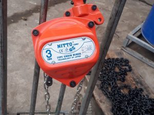 Pa lăng xích kéo tay nitto 3 tấn 3 mét