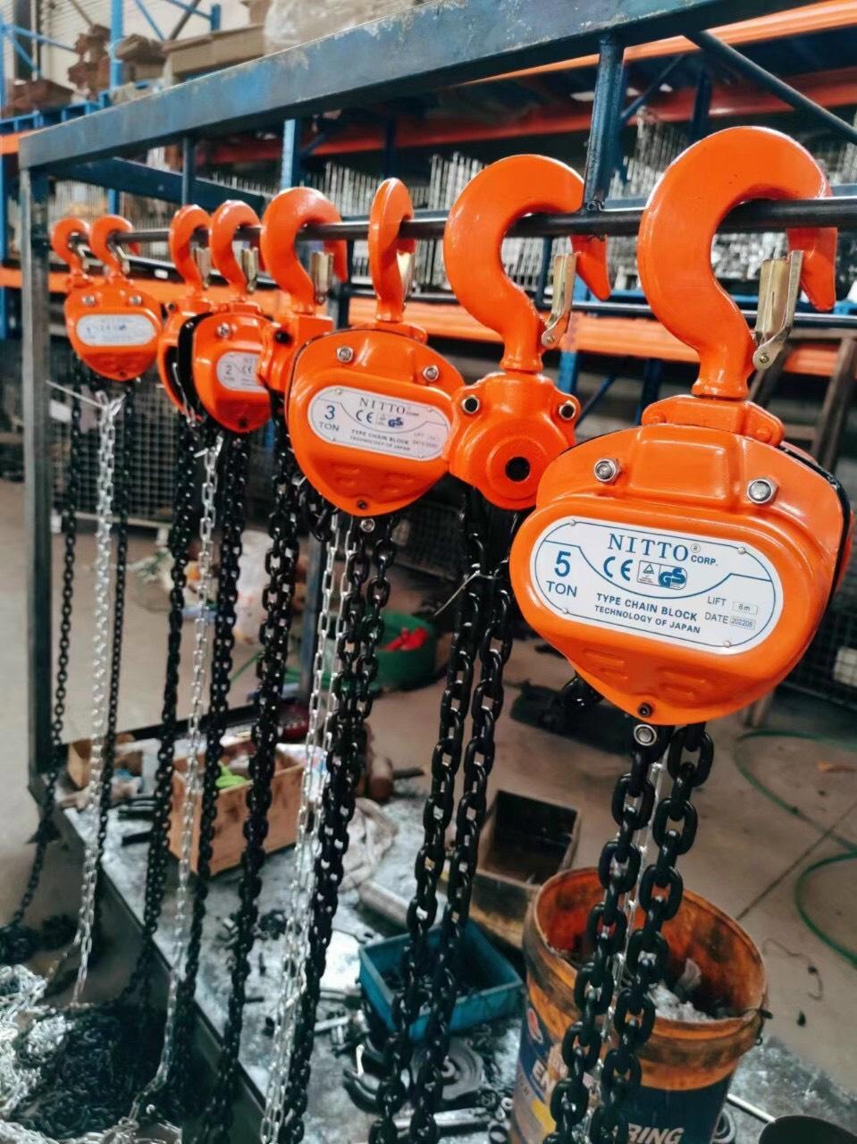 Pa lÄng xÃch kéo tay nitto 5 tấn