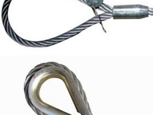 sling cáp thép bấm chì mắt cứng & mắt mềm