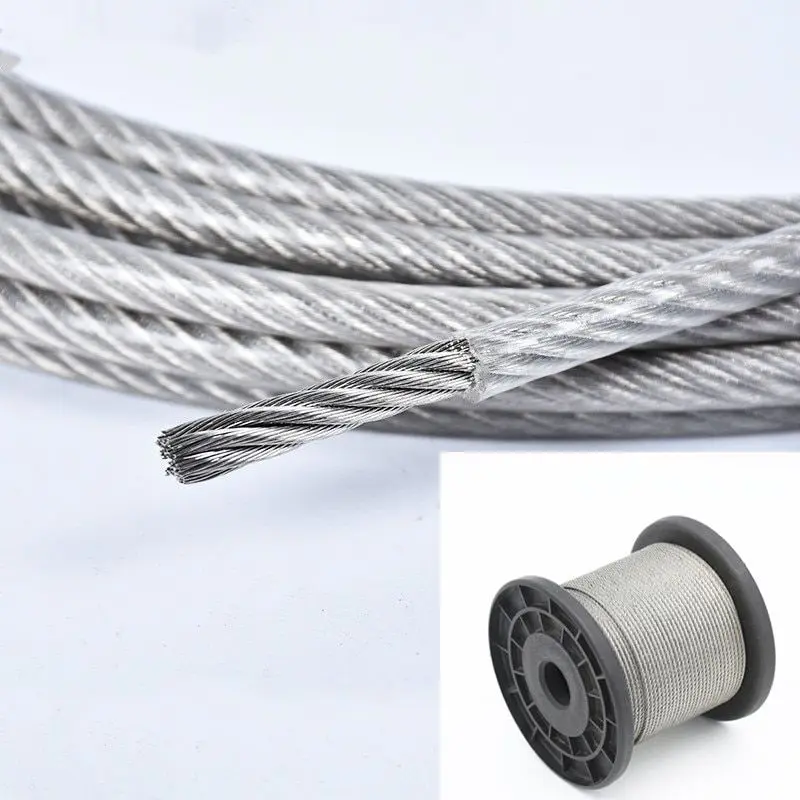 cáp inox bá»c nhá»±a PVC