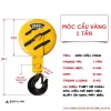Móc cẩu trục 1 tấn 6 Móc cẩu trục 1 tấn