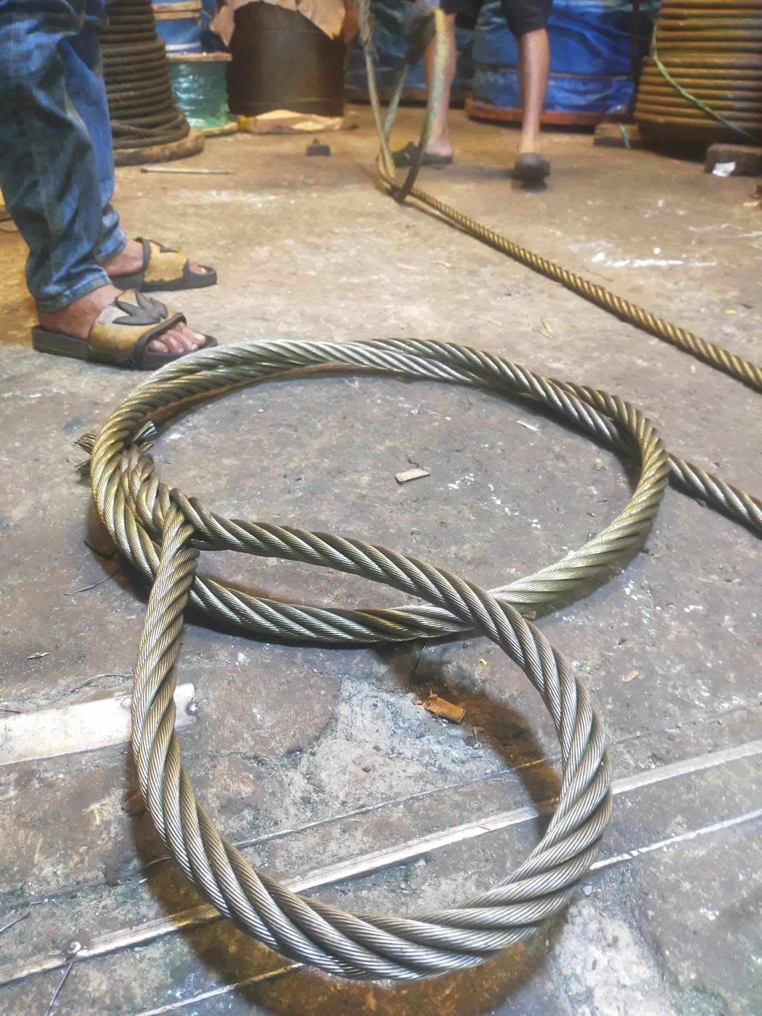 cáp cẩu thép D20 tết 2 Äầu