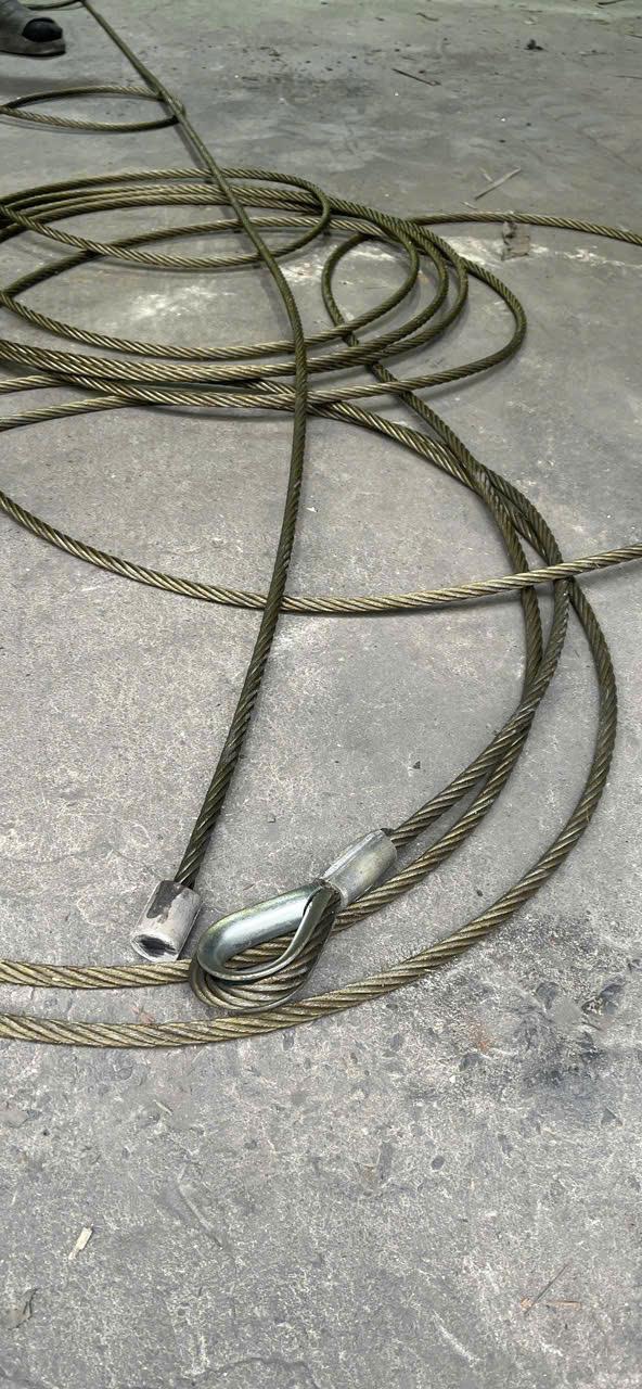 cáp thép cẩu trục phi 10