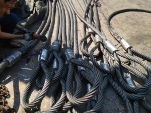 Cáp thép kéo xe 6 Cáp thép bấm chì mắt mềm