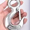 Móc cẩu inox 304 8 Móc cẩu inox 304 loại 1 tấn